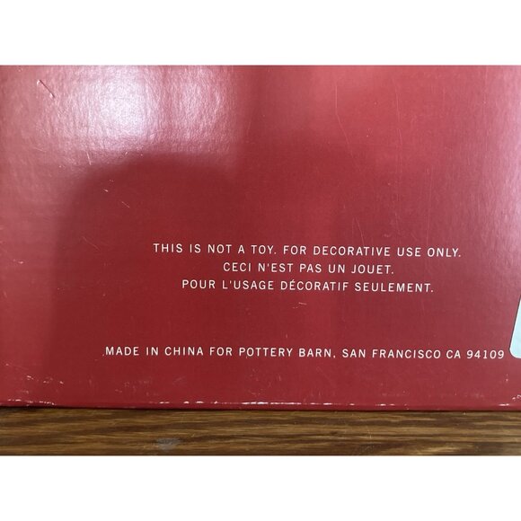 Pottery Barn Jeweled Snowflake Christmas Tree Topper White Yellow Pearl Goldtone - Picture 11 of 12